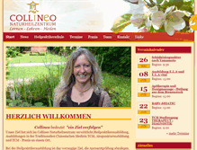 Tablet Screenshot of collineo-naturheilzentrum.de